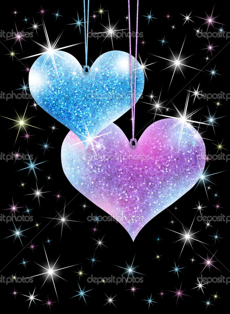 Sparkling Hearts ⬇ Stock Photo Image By © Venism 38416771