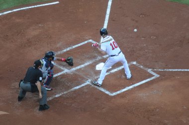 Atlanta braves sürahi pek mutlu jones vuruş