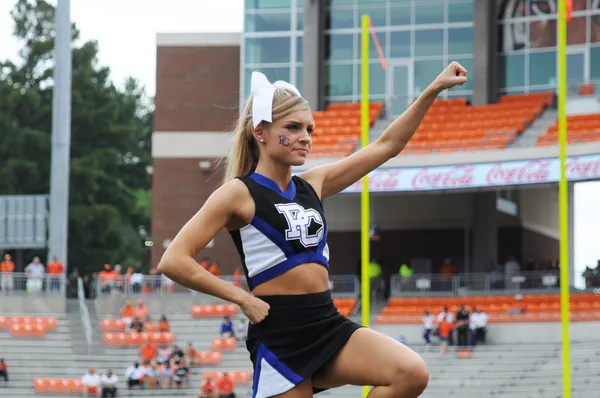 Presbyterian College Cheerleader — Stock Photo, Image