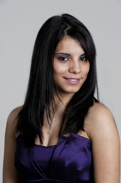 Portrait of a Young Hispanic Female — Stock Photo, Image