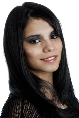 genç bir İspanyol kadın portresi