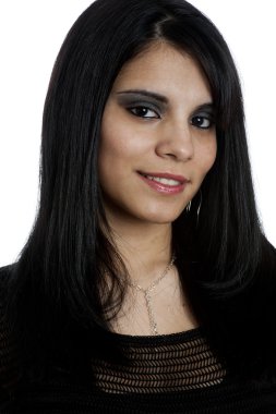 genç bir İspanyol kadın portresi