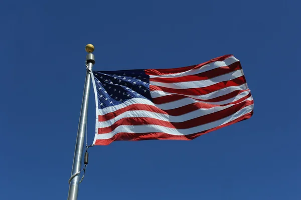 Bandera americana ondeando — Foto de Stock