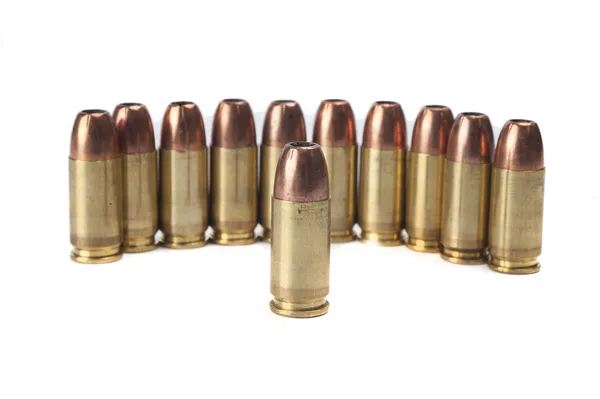 9mm munitie — Stockfoto