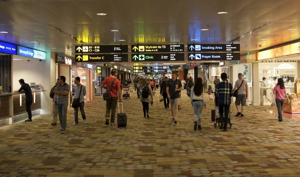 Aeropuerto Internacional de Singapur . — Foto de Stock