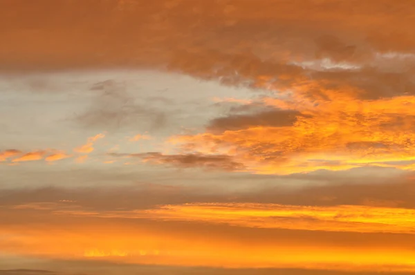 オレンジ色の夕日 — ストック写真