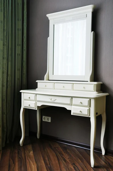 Toilet table with Mirror — Stock Photo, Image