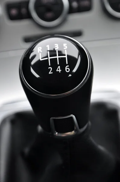 Manual car gear shift — Stock Photo, Image