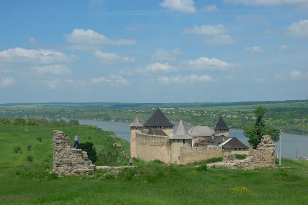 West Ukraine, Khotyn, Medieval fortress — Stock Photo, Image