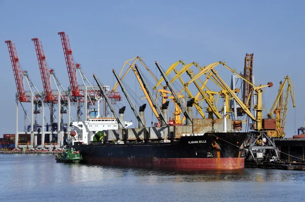 Puerto marítimo en Odessa — Foto de Stock