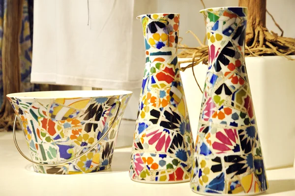 Красиві керамічні вази Стокова Картинка