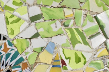 park guell, seramik Mozaik