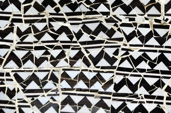 Ceramic mosaic in Park guell — Stock Photo, Image