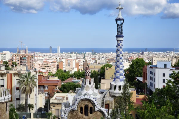 Park Guell, Barcelona, Hiszpania — Zdjęcie stockowe