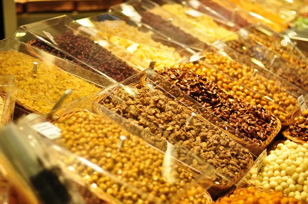 Candy market, Barselona — Stock Photo, Image