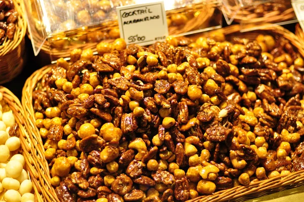 Snoep markt, barselona — Stockfoto