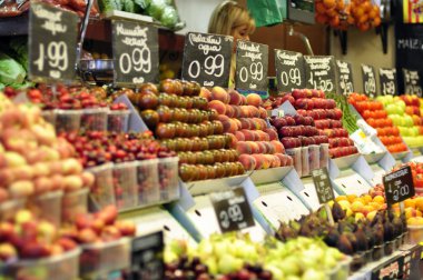 geleneksel bir pazarın