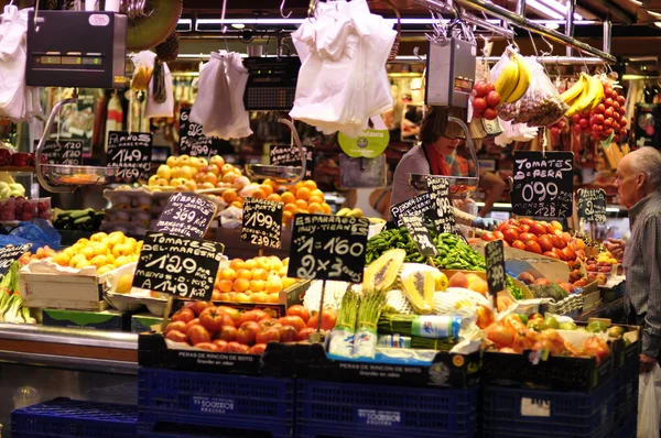 Barcelona markt — Stockfoto