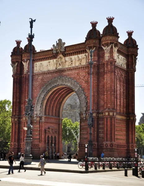 Barcelona łuk triumfalny — Zdjęcie stockowe