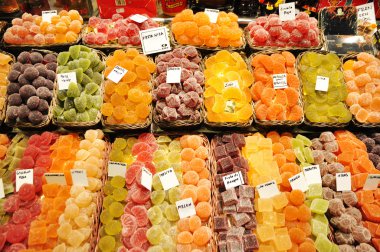 geleneksel bir pazarın, İspanya