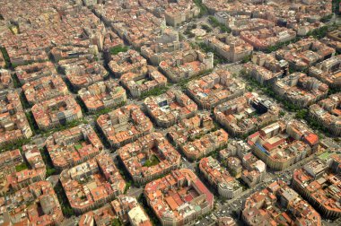 bir yükseklikten güzel kenti