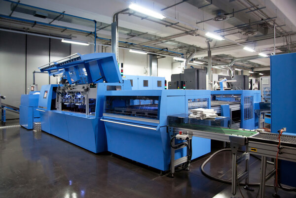 Printshop (press printing) - Finishing line