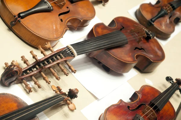 Old violins — Stock Photo, Image