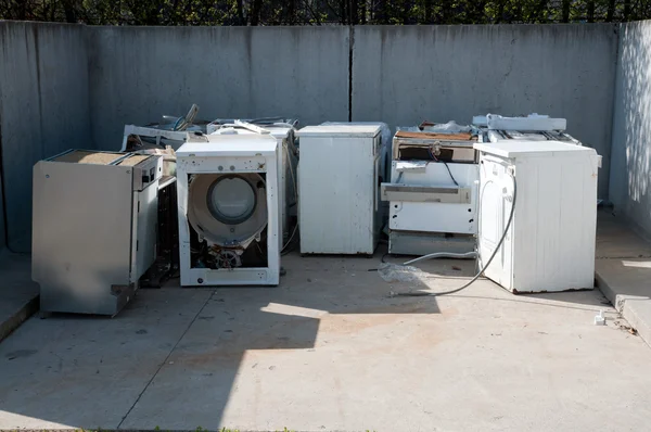 Italian Recycling center (Raee) — Stock Photo, Image