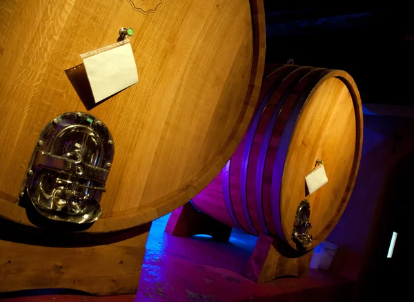 Вино стовбур стійки (Італія, Франчіакорта) — стокове фото