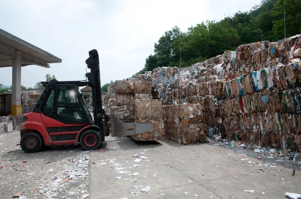 Papier et pâte à papier - Déchets de papier — Photo