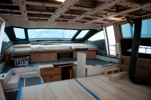 Cantiere navale italiano — Foto Stock