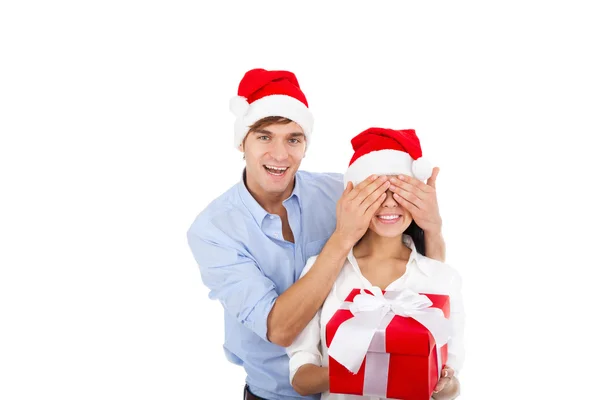 Christmas couple — Stock Photo, Image