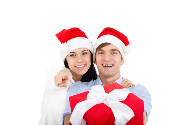 Christmas couple — Stock Photo, Image