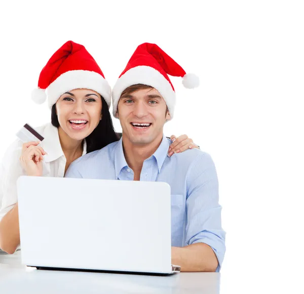 Pareja de Navidad — Foto de Stock