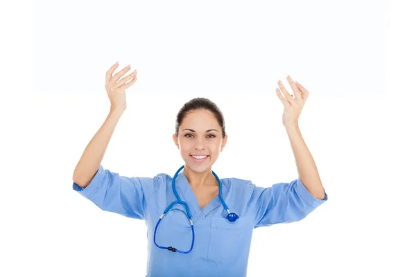 Ärztin, Krankenschwester — Stockfoto