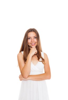 Ayakta duran güzel kadın