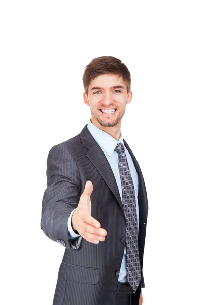 Businessman handshake