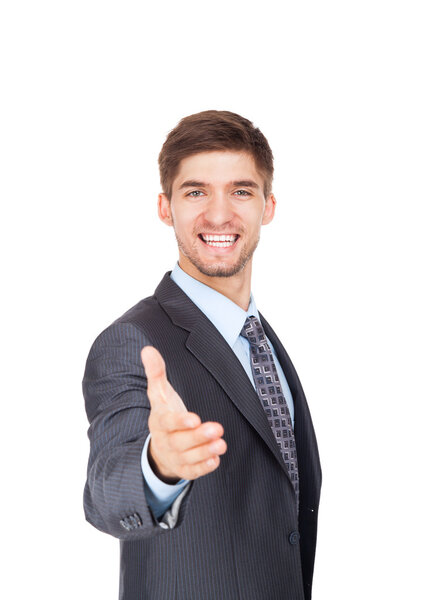 Businessman handshake