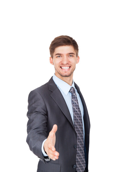 Businessman handshake