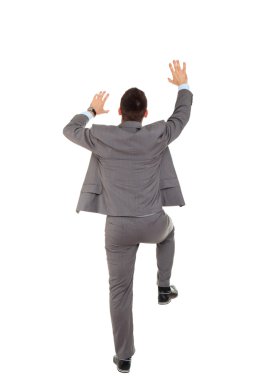 iş adamı yüksek tırmanma