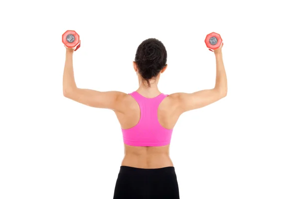 Back arm muscle of young healthy girl — Stock Photo, Image
