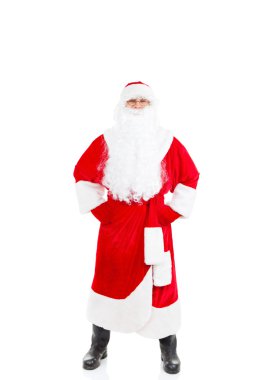 Noel Baba hediye kutusu tutun