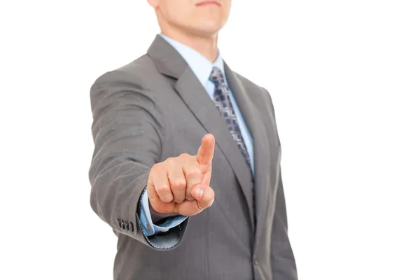 El hombre de negocios te señala con el dedo — Foto de Stock