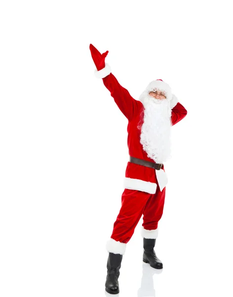 Santa claus dansen — Stockfoto