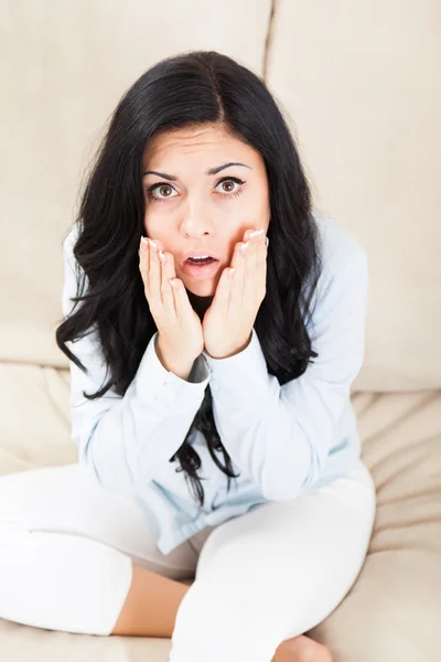 Upset woman — Stock Photo, Image