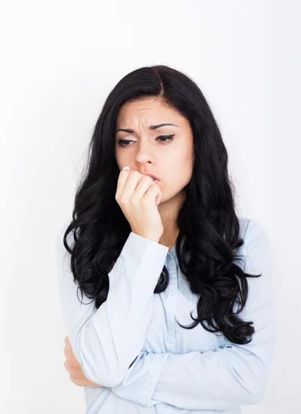 Aufgebrachte Frau weinen, Konzept der weiblichen Depression — Stockfoto