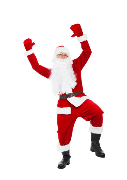 Santa Claus dançando — Fotografia de Stock