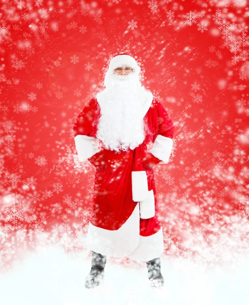 Santa claus pełnej długości piękny portret — Zdjęcie stockowe