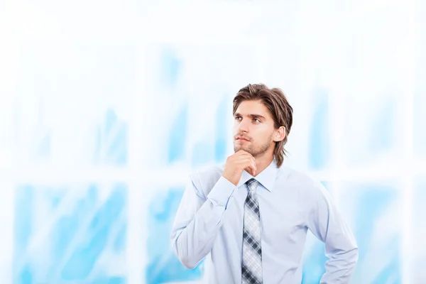 Pensamento do empresário — Fotografia de Stock