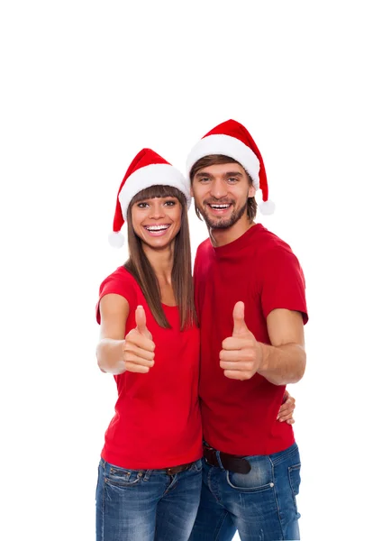 Navidad vacaciones pareja — Foto de Stock